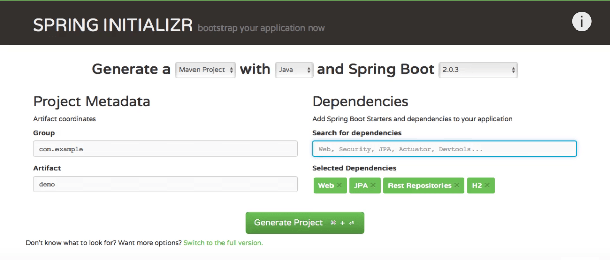 Spring Data REST Tutorial