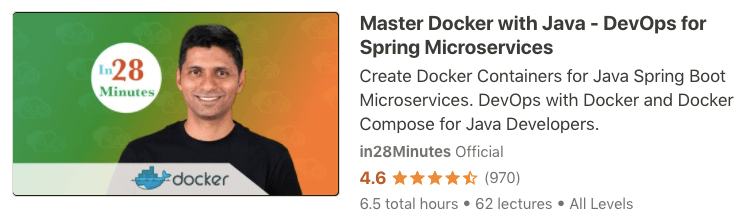 GitHub in28minutes docker crash course Docker for beginners