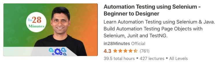 Learn Automation Testing with Java and Selenium Webdriver
Image