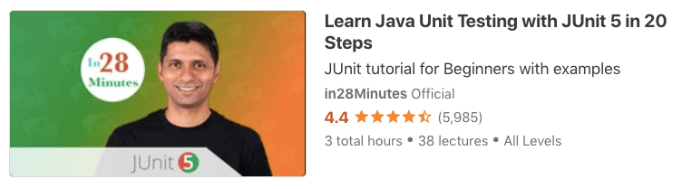 JUnit 5 Tutorial for Beginners - Learn Java Unit Testing Image
