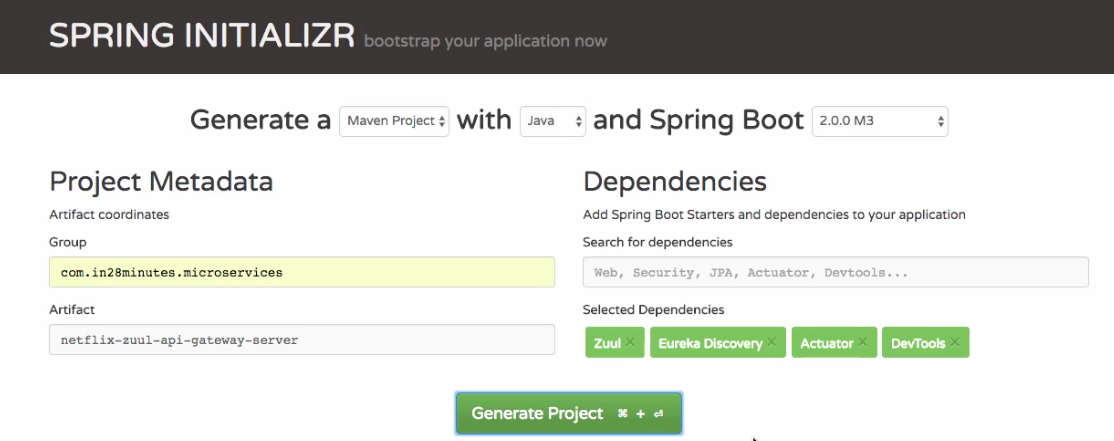 Web application spring boot sales