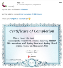 Course Completion Image